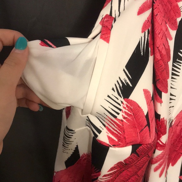 Patterned floral/ stripe dress - Picture 6 of 6